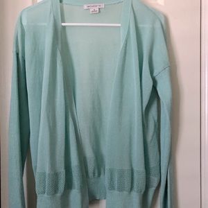 Lightweight Aqua Sweater